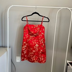 Asian inspired mini dress